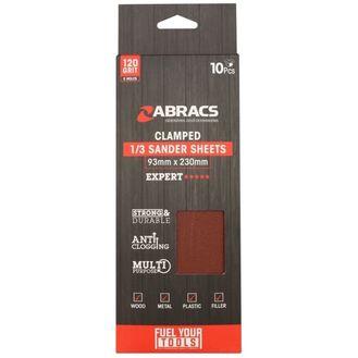 Abracs TSCL9323012010 1/3 Sander Sheets Fine