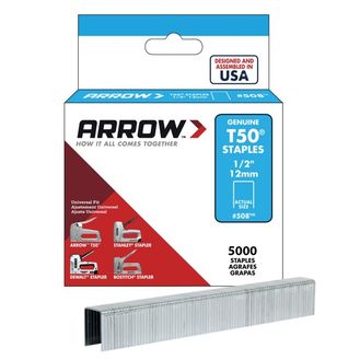 Arrow A508IP-6 T50 Staples 12mm 1/2"
