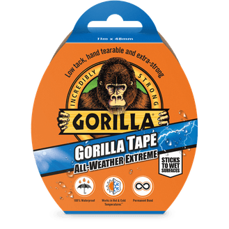 Gorilla 3044021 All Weather Tape Black