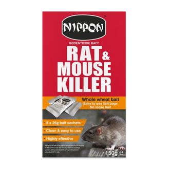 Nippon 5NRWW150 Rodenticide Whole Wheat Bait