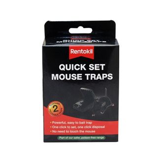 Rentokil FQ26 Quick Set Mouse Traps