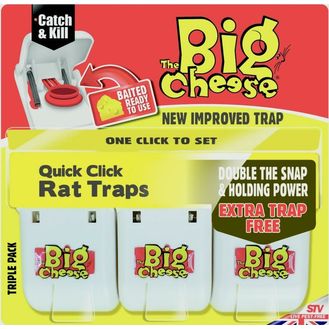 The Big Cheese STV150 Quick Click Rat Traps