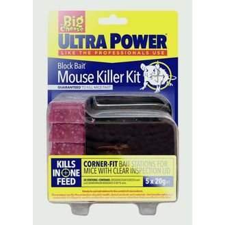 The Big Cheese STV565 Ultra Power Block Bait² Mouse Killer Station Refills