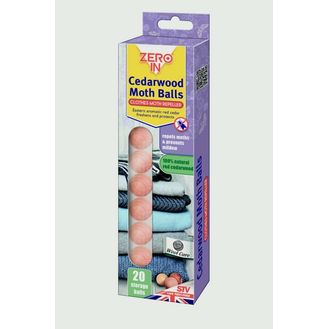 Zero In ZER031 Cedarwood Clothes Moth Repeller Balls