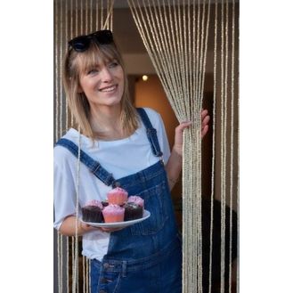 Zero In ZER237 Bamboo Bead Door Curtain