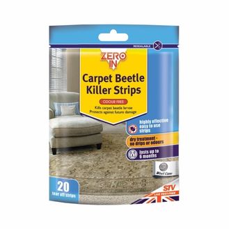 Zero In ZER974 Carpet Beetle Killer Strips