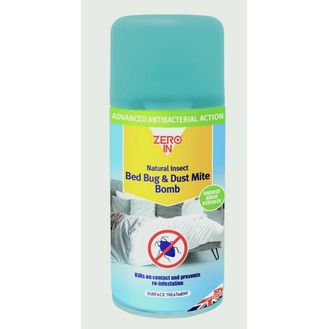Zero In ZER984 Bed Bug &amp; Dust Mite Killer Bomb