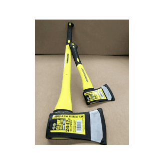 Globemaster 9003 Fibre Glass Handled Axe 1.5lbs &amp; Felling Axe 4.51bs