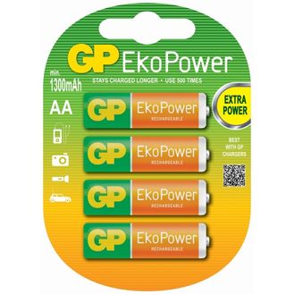 GP GPRHC132E034 AA EkoPower Batteries