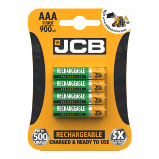 JCB S5352 Rechargeable AAA Batteries
