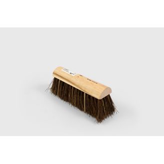 HBC 358591 Yard/Garden Broom - Plain Stock, Extra Stiff Cane/Bassine
