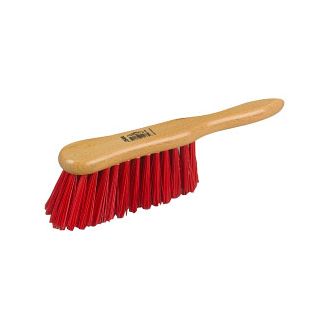 HBC 861444 Banister Brush - Lacquered Stock, Stiff Red PVC
