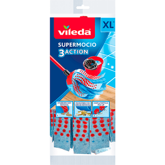 Vileda FH167970 Supermocio 3act Twin Pack Refill