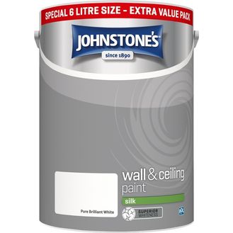 Johnstone's 306571 Wall &amp; Ceiling Silk 6L