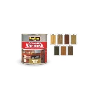 Rustins Polyurethane Coloured Satin Varnish 500ml