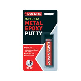 Evo-Stik 30812349 Hard &amp; Fast Metal Epoxy Putty