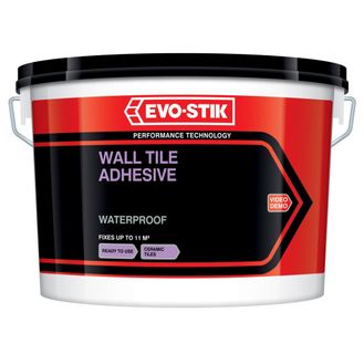 Evo-Stik 30812633 Waterproof Wall Tile Adhesive for Ceramic Tiles