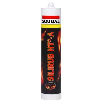 Soudal 108265 Silirub Ht-A Black
