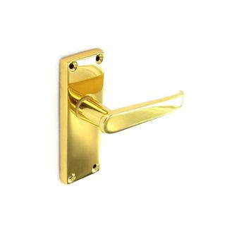 Securit S2851 Premier Victorian Brass Latch Handles