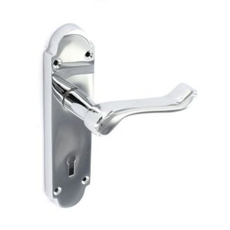 Securit S2910 Richmond Chrome Lock Handles (Pair)