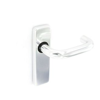 Securit S3021 Aluminium Latch Handles Polished (Pair)