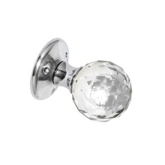 Securit S3291 Glass Ball Mortice Knobs CP