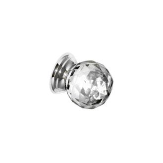 Securit S3551 Glass Ball Cupboard Knobs CP