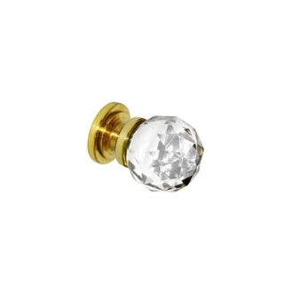 Securit S3557 Glass Ball Cupboard Knobs PB