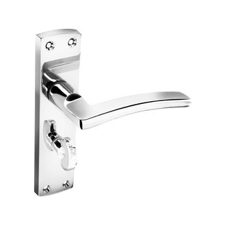 Smiths Architectural LB12CP-P Nova Bath Lever On Back Plate CP