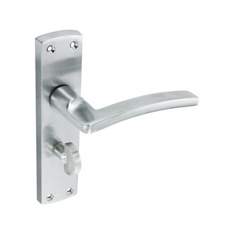 Smiths Architectural LB12SC-P Nova Bath Lever On Back Plate SC