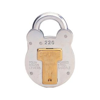 Squire 4-Lever Galvanised Steel - Old English Padlock