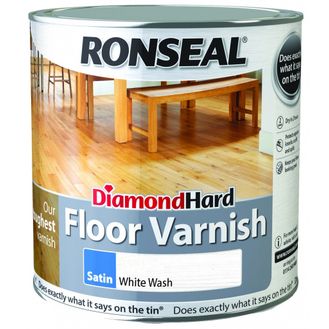 Ronseal 36897 Diamond Hard Floor Varnish 2.5L
