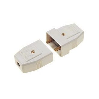 Dencon BP9418W 5A, 2 Pin Nylon Connector, White