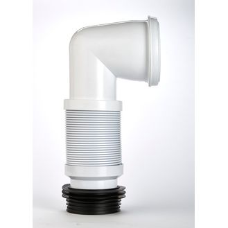 Make PRO017 Flexible WC Pan Connector With 90 Degree Bend