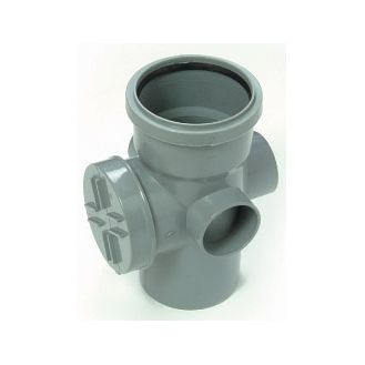 Polypipe SA43B Access Pipe (Single Socket)