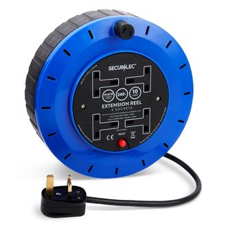 Securlec SL9115 10m, 4 Gang, 10 Amp Extension Reel