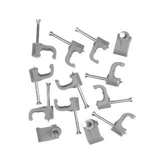 Securlec Cable Clips Flat Pack of 100