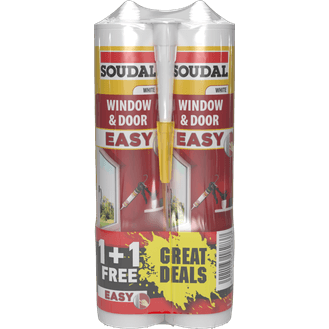 Soudal 158961 1+1 Free Window &amp; Door Easy Sealant