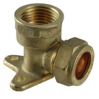 Securplumb SU9810 Garden Tap Wall Plate Elbow