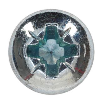 Sealey MSP625 Machine Screw M6 x 25mm Pan Head Pozi Zinc DIN 7985z Pack of 50