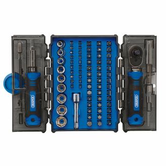 Draper 28029 Ratchet and Screwdriver Bit Set (78 Piece)