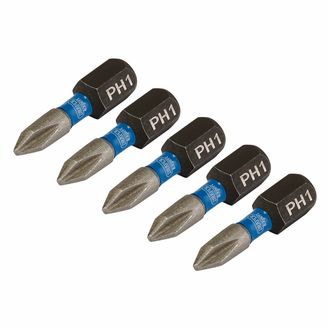 Draper 04934 Ph1X25Mm Impact Screwdriver Bit 5Pk