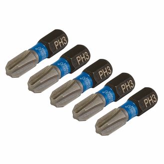 Draper 04936 Ph3X25Mm Impact Screwdriver Bit 5Pk