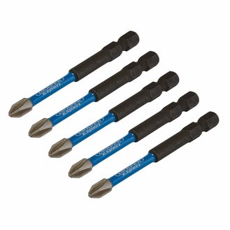 Draper 05676 Ph2X75Mm Impact Screwdriver Bit 5Pk
