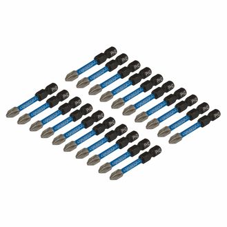 Draper 05697 Draper Expert Cross Slot/PH Type Impact Screwdriver Bits, No.2 x 50mm, 1/4" Hex (Pack of 20)