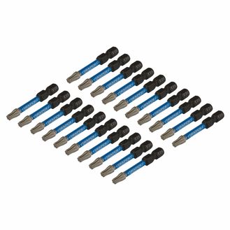 Draper 05699 Draper Expert TX-STAR Impact Screwdriver Bits, T25 x 50mm, 1/4" Hex (Pack of 20)