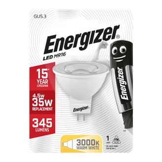 Energizer S8692 GU5.3 Warm White Blister Pack