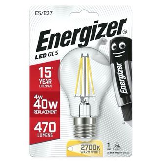 Energizer S9024 Filament LED GLS E27 Warm White ES