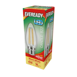 Eveready LED Filament Candle 470LM B22 BC