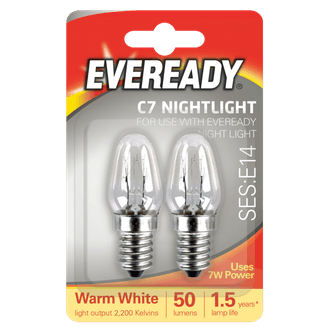 Eveready S1067 C7 Night Light Spare Bulbs E14